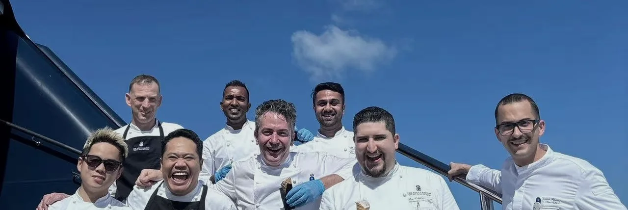 Yacht chef team